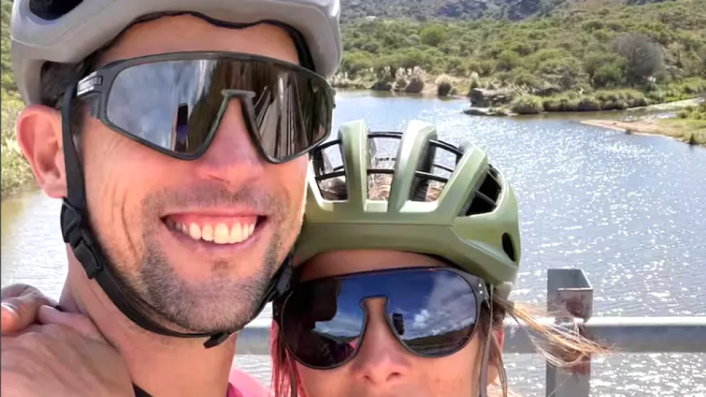 Juana Viale y Yago Lange: a puro amor y deporte en San Luis